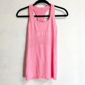 Lululemon Athletica Hot Pink Run Swiftly Tech Racerback Tank Top Size 4 Gym Yoga